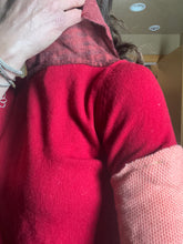 Load image into Gallery viewer, Red Burnout cashmere