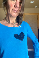 Load image into Gallery viewer, Patchwork cashmere sweatshirt