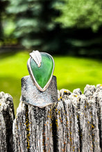 Load image into Gallery viewer, Feathered Friend Ring - jade