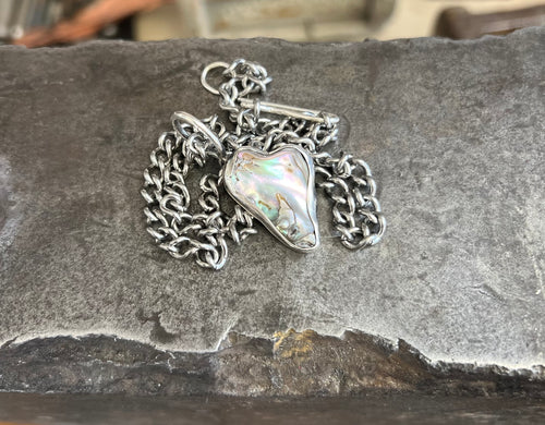 Abalone Heart necklace