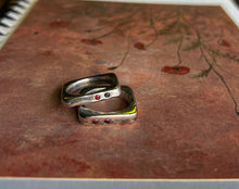 Load image into Gallery viewer, Checkered Timeless square ring