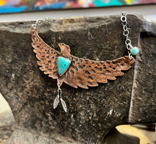 Load image into Gallery viewer, Shake your tail feathers necklace