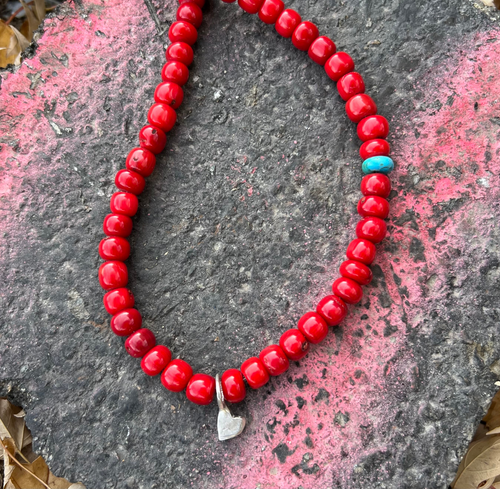 Heart String necklace