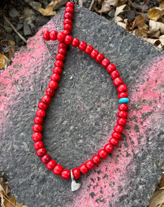 Heart String necklace