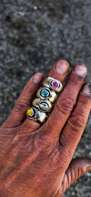 Load image into Gallery viewer, Flowering Cholla Ring - blue