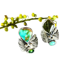 Load image into Gallery viewer, Bloom ring - swamp green rosarita