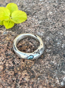 Donut ring - blue