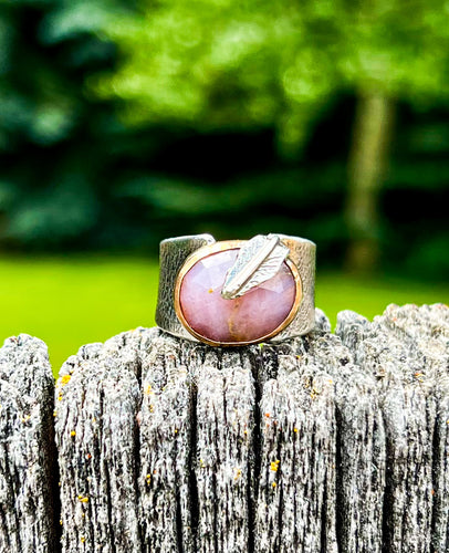 Feathered Friend Ring- sapphire