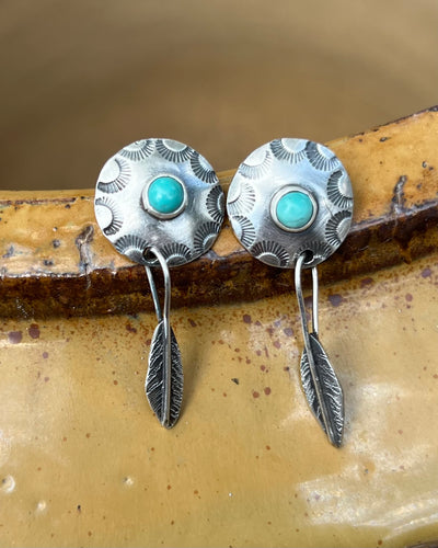 Dream catcher earrings
