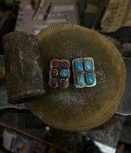 Load image into Gallery viewer, Turquoise cluster ring