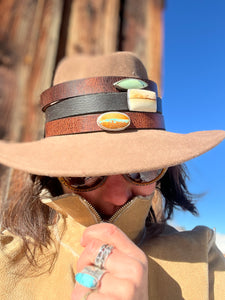 Petrified Wood hat band