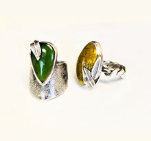 Load image into Gallery viewer, Feathered Friend Ring - jade