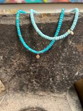 Load image into Gallery viewer, Turquoise + Gold - pale blue