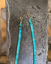 Load image into Gallery viewer, Turquoise + Gold - sky blue