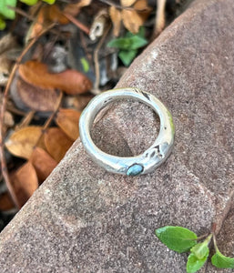 Donut ring - blue