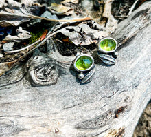 Load image into Gallery viewer, Peridot Flowering studs