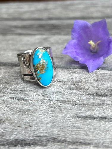 Blue Cobblestone ring