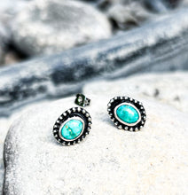 Load image into Gallery viewer, Studly turquoise earrings